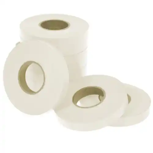 Confezione 10 pezzi nastro per legatrice Max mm 0,11 x mt 40 bianco in plastica atossica Bestel Nu