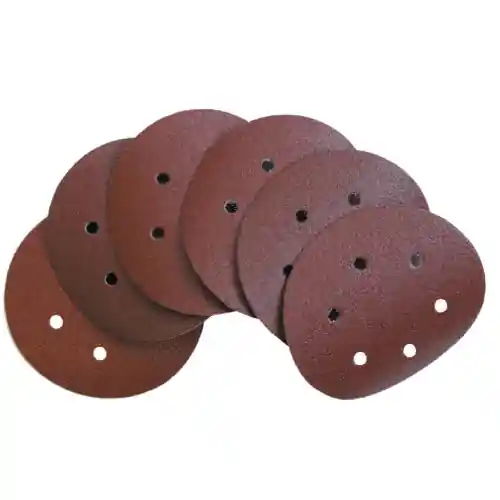 Confezione 100 pz dischi abrasivi a strappo 150 mm grana 100 per levigatrice Weekendaanbieding