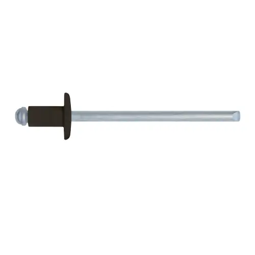 Beperkt Aanbod Confezione 100 rivetti corpo in alluminio verniciato testa di moro Ø 4x10 mm e chiodo in acciaio zincato