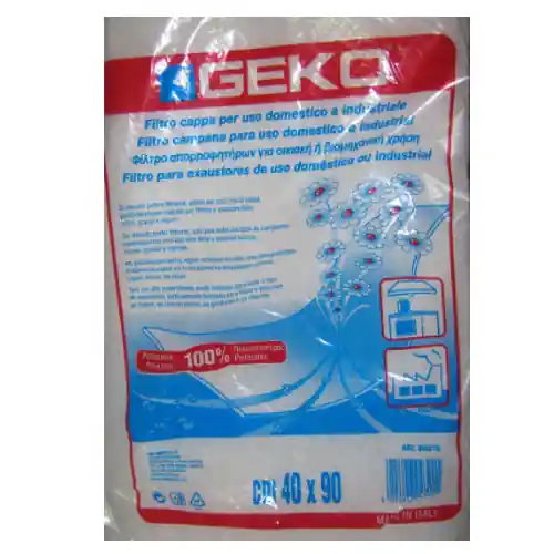 Hete Deal Confezione di filtro Geko spessore 6 mm ca. per cappe da cucina 90x40 cm per filtrare il vapore e gli odori