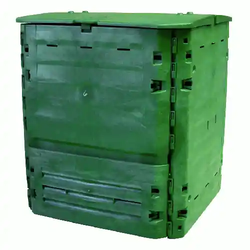 Lage Prijs Contenitore per composter Quadro 400 litri cm 74x74x84 contenitori compostiera per giardino esterno colore verde