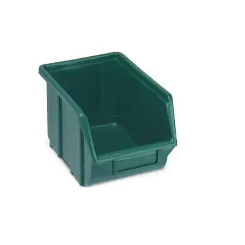 Weekendaanbieding Contenitore portautensili Terry tipo 112 ecobox sovrapponibile in resina termoplastica antiurto verde 160X250X129mm