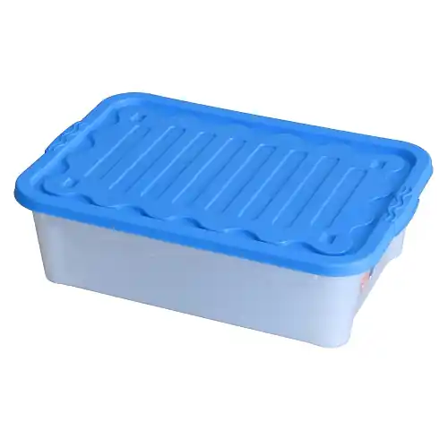 Weekendaanbieding Contenitore space box Eco Storage Vulcano 60x40x17 cm con coperchio in polipropilene