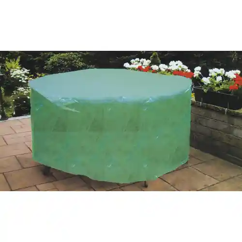 Copertura per tavolo ovale da esterno in poliestere verde cm 230x110x70 lavabile e resistente alle intemperie Veilige Betaling