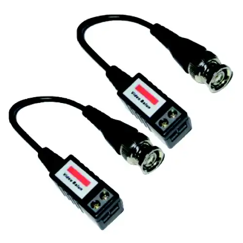 Gratis Retour coppia trasmettitori balun ad 1 canale passivo videosorveglianza video BNC