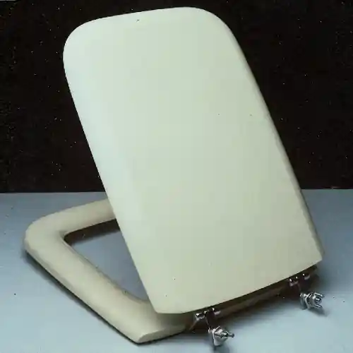 Hete Deal Coprivaso Mod. Conca in legno e strato di poliestere 34x41,3 cm colore champagne copriwater