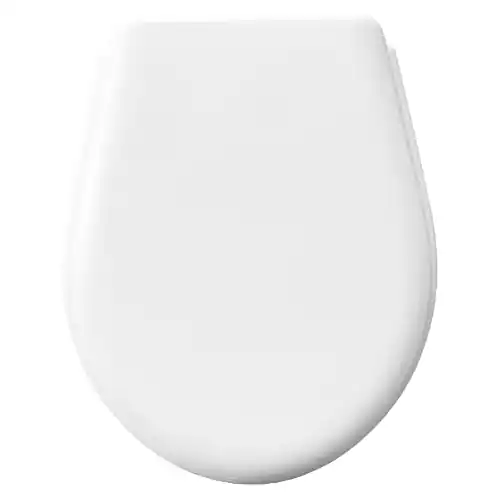 Populair Coprivaso Mod. Portofino in Durolux antigraffio bianco cerniere in plastica regolabili con paracolpi antiscivolo