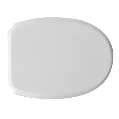 Hete Deal Coprivaso sedile wc Azzurra per vaso Zeus 43-49x36,5 cm con cerniere regolabili in legno colato bianco vaso water