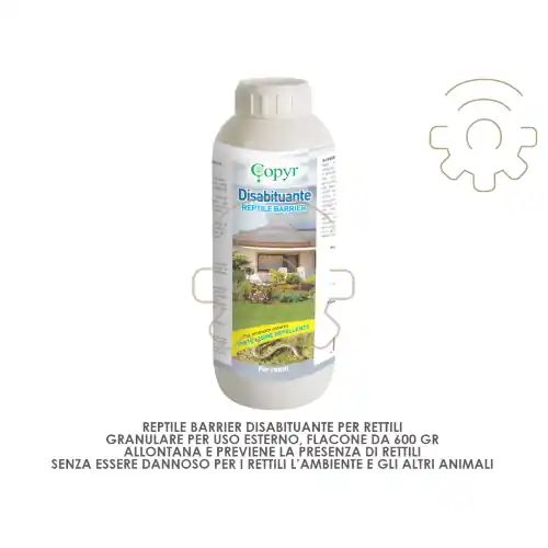 Weekendaanbieding Copyr Disabituante per rettile granulare 600 ml per esterno allontana rettili non tossico