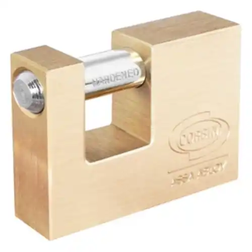 Corbin lucchetto di sicurezza per serranda 50 mm in ottone con 2 chiavi Tijdelijk Beschikbaar