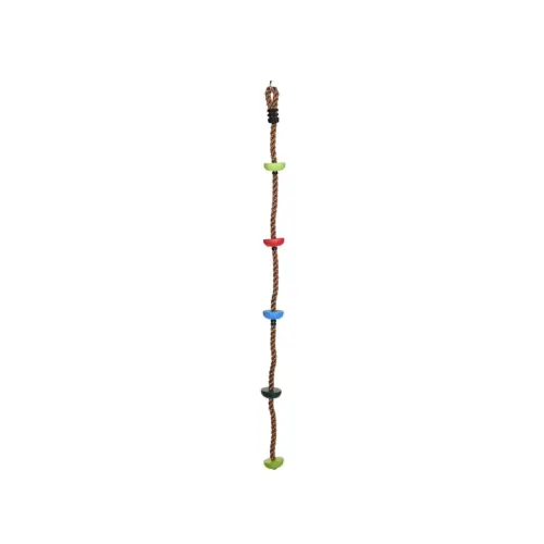 Corda da arrampicata 5 step per bambini lunghezza 2 metri colori assortiti da esterno giardini e spazi aperti Laatste Versie