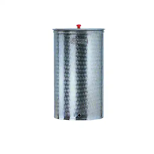 Flitsaanbieding Cordivari botte fusto in acciaio inox serbatoio per alimenti vino olio Ø 94 cm 1000 lt made in Italy senza rubinetto e tappo