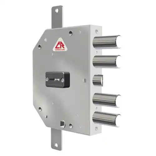 Bestel Nu CR serratura di sicurezza Dx 2155/28 MRX doppia mappa con scrocco 4 catenacci porte blindate