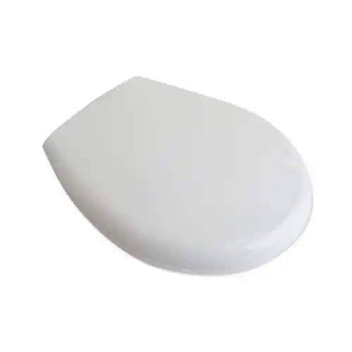CR Vulcano sedile universale per wc in polipropilene bianco completo di cerniera di fissaggio a barra orizzontale in pvc 44-46,5x 36,5 cm idoneo per serie Viola Veilige Betaling