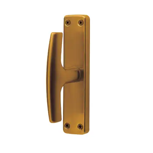 Shop Nu Cremonese con fori 150x34 mm in alluminio anodizzato con finitura bronzata per porte e finestre